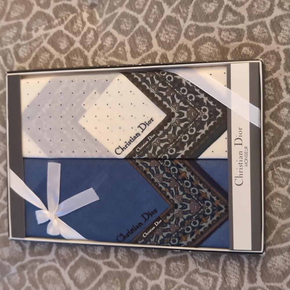 Christian Dior Monsieur Handkerchiefs, Scarves